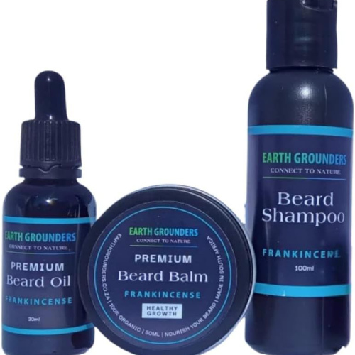 Frankincense Beard Trio -  Oil, Balm and Shampoo